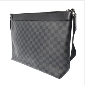 Louis Vuitton Mick Black Graphite Bag Canvas Shoulder Damier